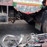 Speeding tanker kills motorcyclist