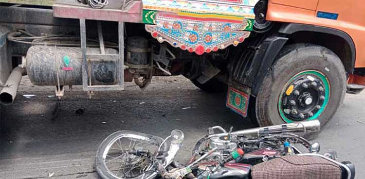 Speeding tanker kills motorcyclist